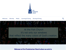 Tablet Screenshot of fishchurch.org